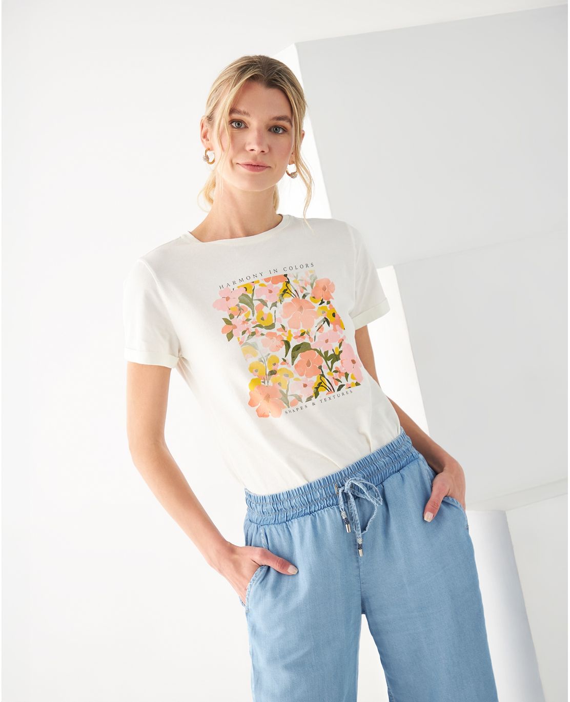 Camiseta estampada para mujer