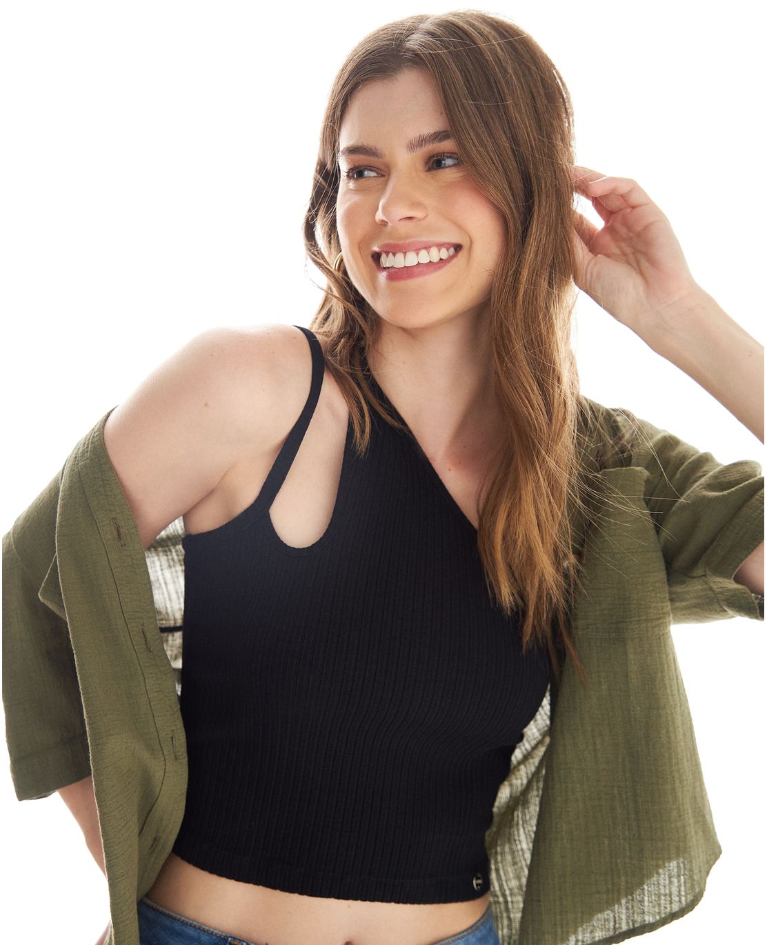 Blusas corta de moda hotsell