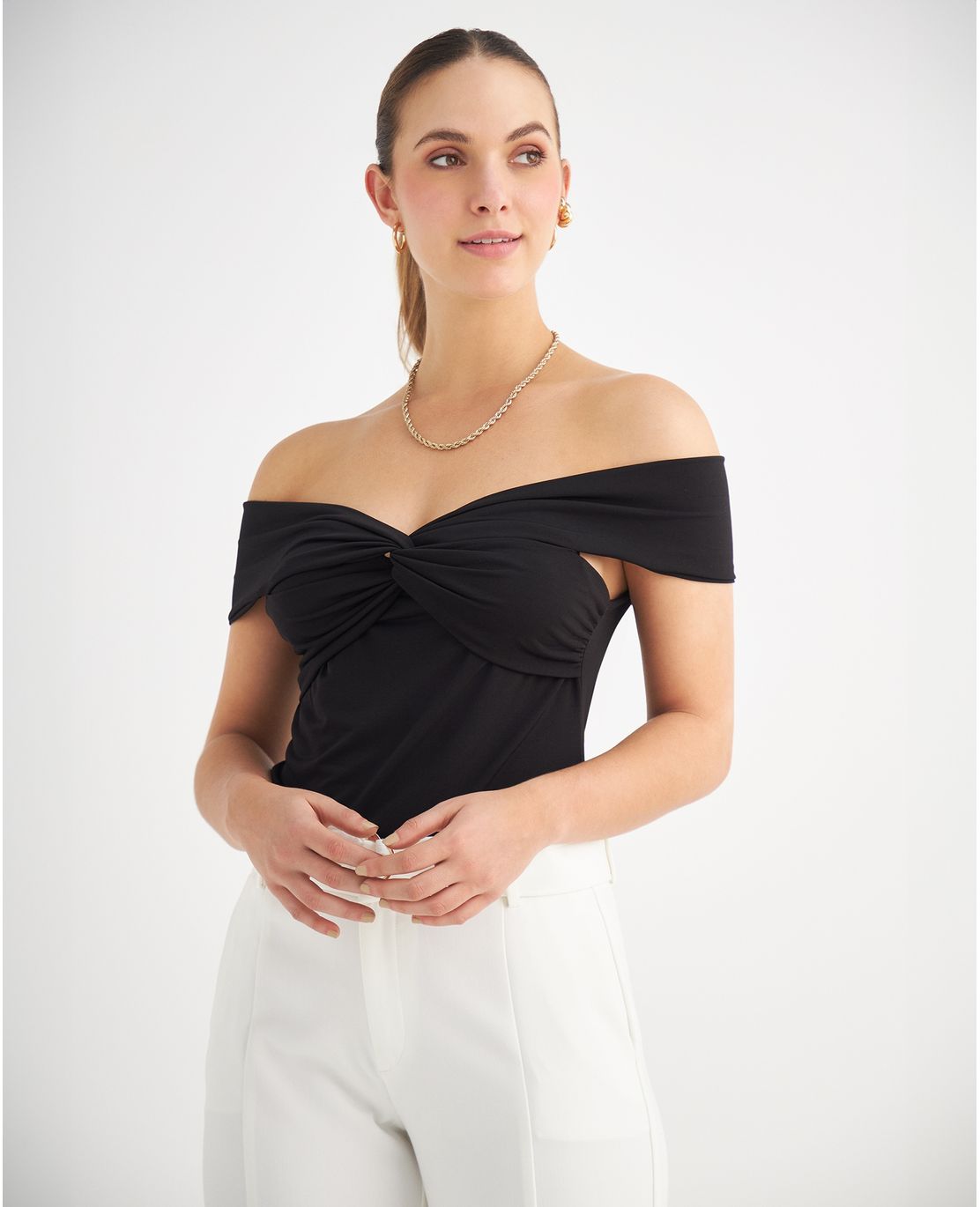 Camiseta manga sisa para mujer