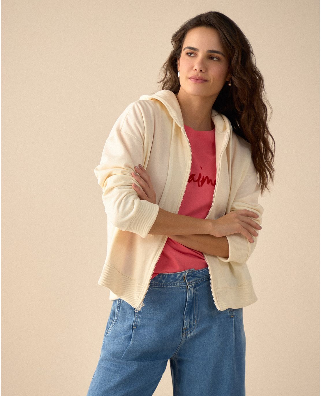 Buzo tipo hoodie para mujer