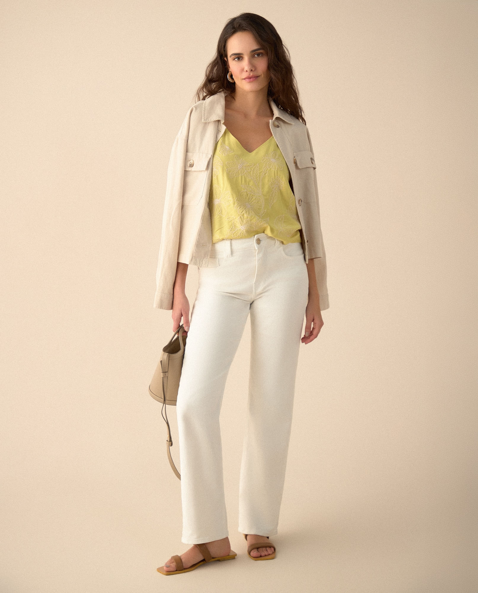 Jean Straight cinco bolsillos para mujer