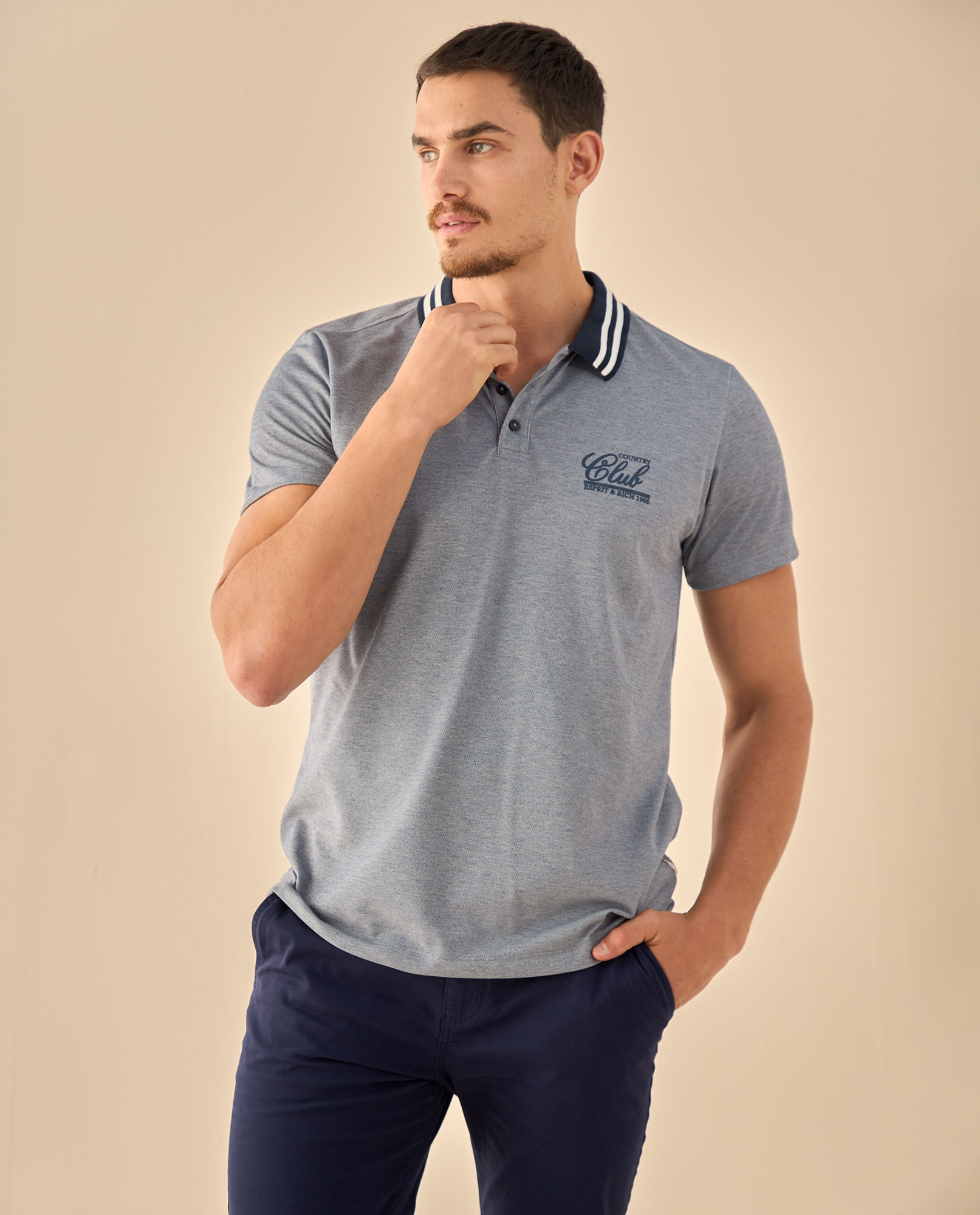 Polo con Bordado Club Deportivo
