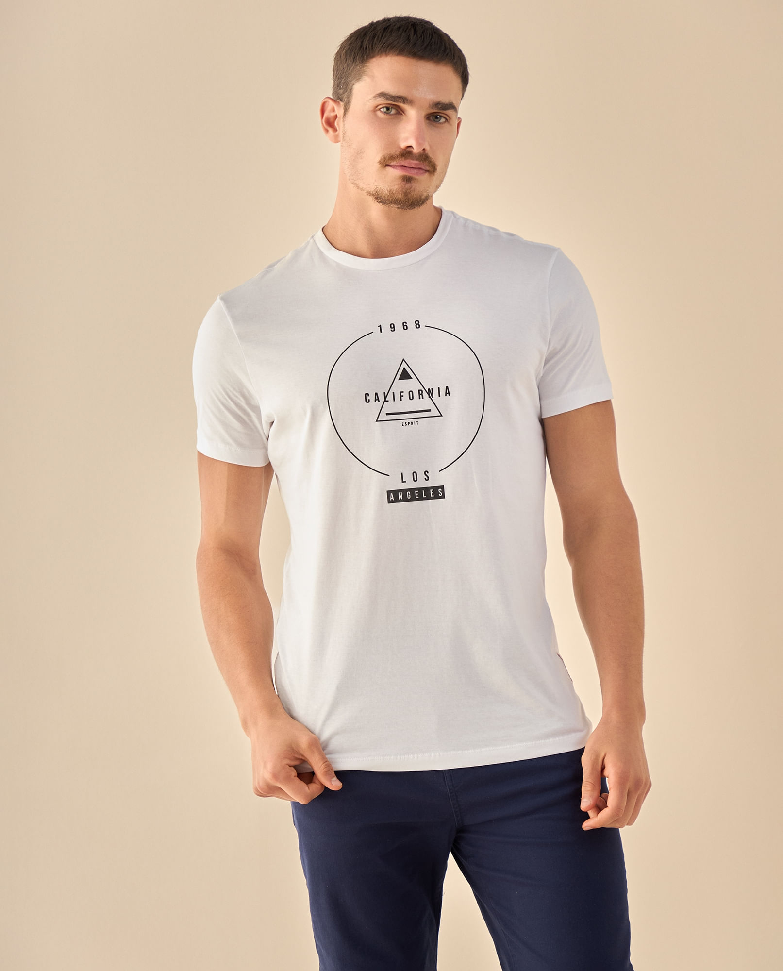 Camiseta con Estampado California Los Angeles