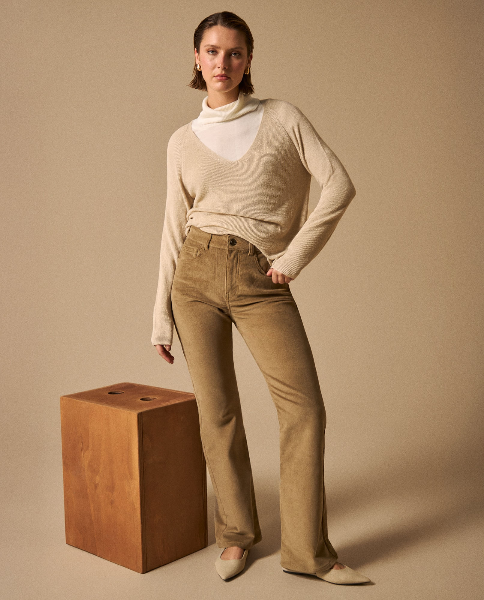 Pantalón Pana Boot Cut
