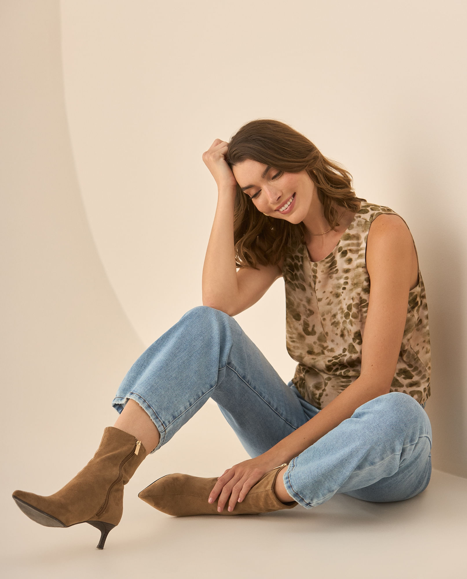 Jean&nbsp;Straight tono claro para mujer