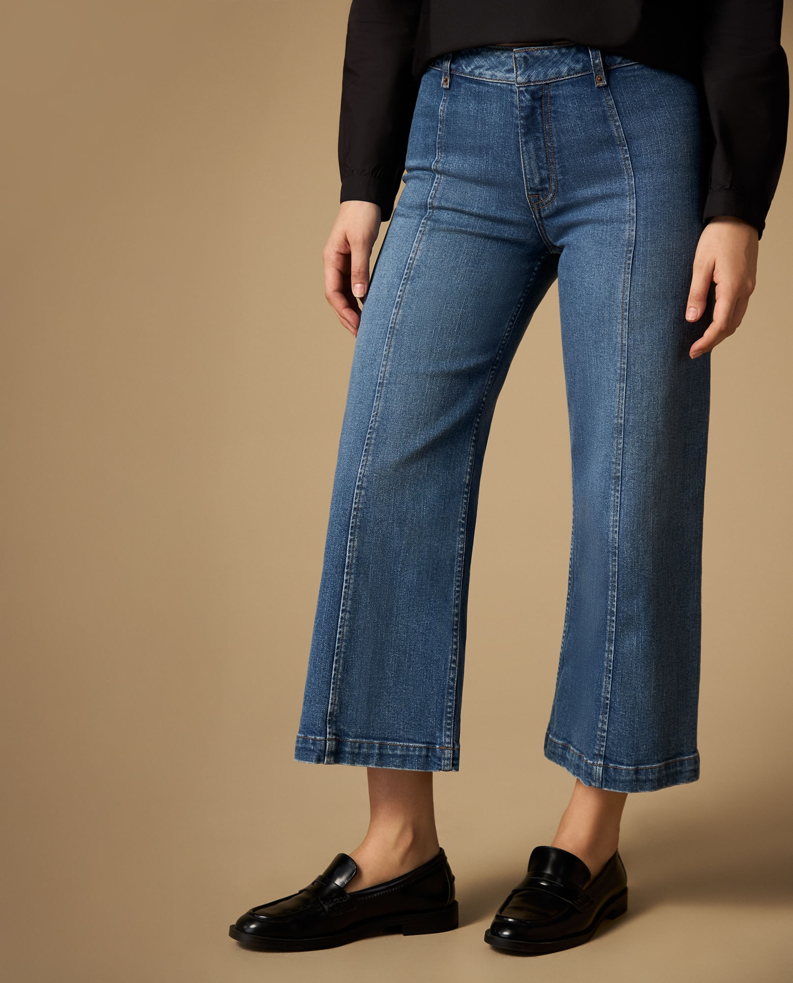 Jean culotte largo capri